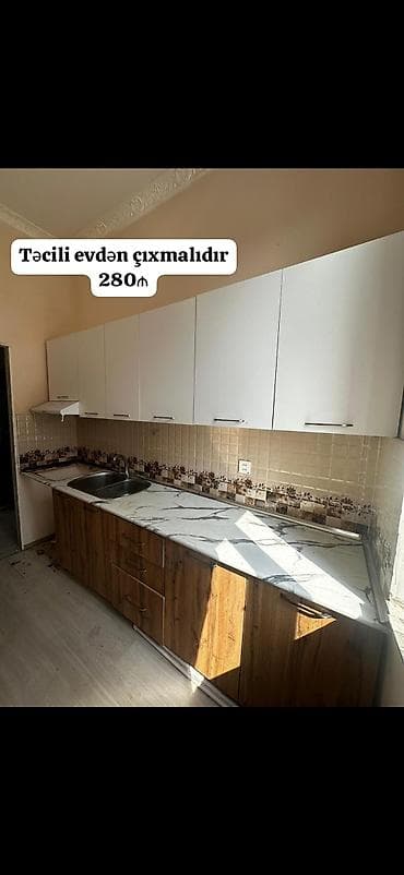 Mətbəx mebeli satılır 280₼ . Təcili evdən çıxmalıdır. ÖLÇÜ