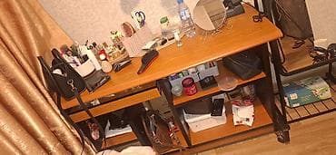 iş stulu: Açılmayan, MDF, Dördbucaq masa — 2