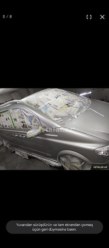 Afdo malyar, Rəngləmə detal dıyişmə paslanmış hissələrin bərpası