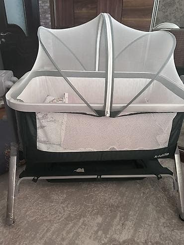 Uşaq mebeli: Qız üçün, İşlənmiş, Dördbucaq, Beşik, Dəstsiz, Matrassız, Yellənmə mexanizm ilə — 2