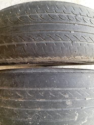 masin otracaqlari: 195/60/15 zapaska ucun yararlidi, gorunduyu kimi yeyilib kimese — 2