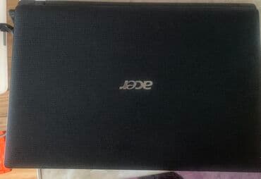 irsad noutbuklar: Acer noutbuku - Brend: Acer (qara, teksturalı korpus, örtükdə Acer — 2