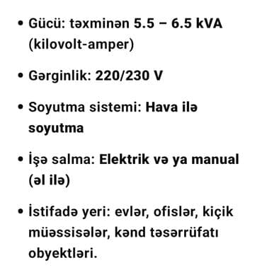 generator baku: Satış, Yeni, Dizel, Generator, Ünvandan götürmə — 2