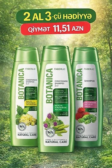Şəxsi əşyalar: Faberlic Botanica saç baxımı və Beauty Cafe duş gelləri - Botanica — 1