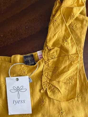 qizlar ucun ketalar: Yeni. Kətan don. 14-16 yaş. 25 azn. Çiyindən uzunluğu 100 sm — 4