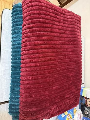 Döşək üzləri: Divan üçün Xovlu rəng - Göy Yataq örtüyü — 5