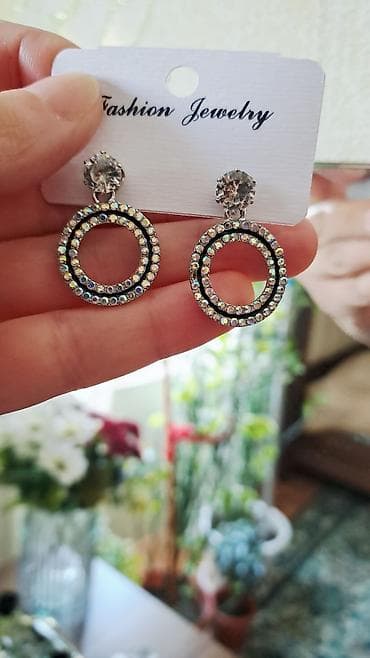 sirgalar instagram: Sirğa - Model: dairəvi sallantılı sirğalar - Üslub: Fashion Jewelry - — 4