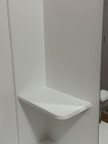 4 qapılı, Güzgülü, Boz, Açılan, Düz dolab — 8
