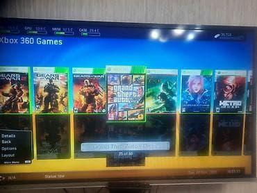 kablolar: Xbox 360 (Slim) oyun konsolu və 1 ədəd naqilsiz pult - Konsol: Xbox — 1