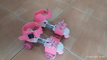 Другое для спорта и отдыха: Yenidir heç işlənməyib .Uşaqlar üçün çəhrayı rəngdə roliklər. Təkərlər — 1