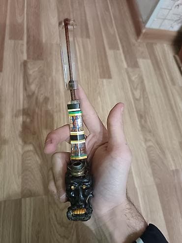 Əl işləri tematik dizaynlı siqaret/ot üçün pipo Türmə əl işi -