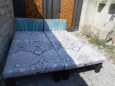 Təzə çarpayılar. 1 nəfərlik çarpayılar 60 manat. 2 nəfərlik taxt 110 — 5