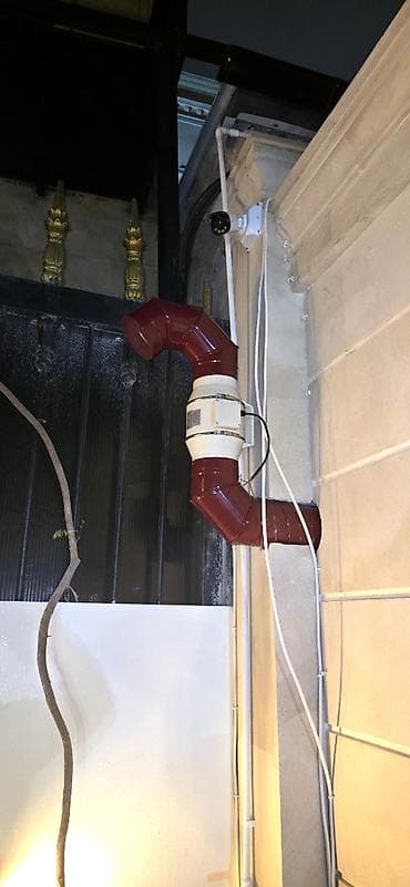 elektrik usdasi: - Material: metal dairəvi hava kanalları, qırmızı rəngli boya ilə — 3