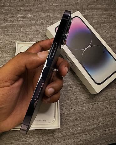 Техника и электроника: IPhone 14 Pro, 256 ГБ, Deep Purple, Гарантия, Кредит, Беспроводная зарядка — 3
