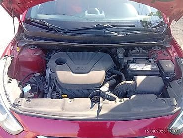 avto cxol: Hyundai Accent sedan – qırmızı rəng - Kuzov: 4 qapılı sedan, parlaq — 6