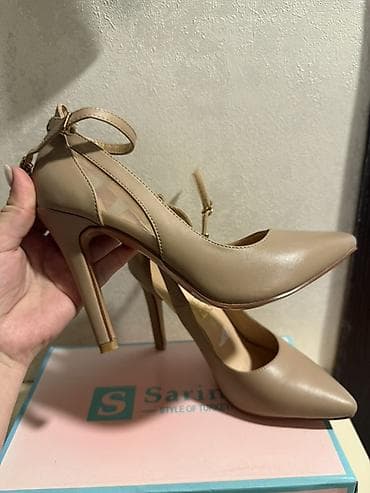 Tuflilər, Ölçü: 36, rəng - Bej, İşlənmiş — 2