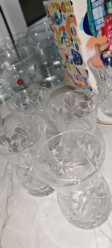 kobalt qab: Armudu stəkanlar, Şüşə — 6