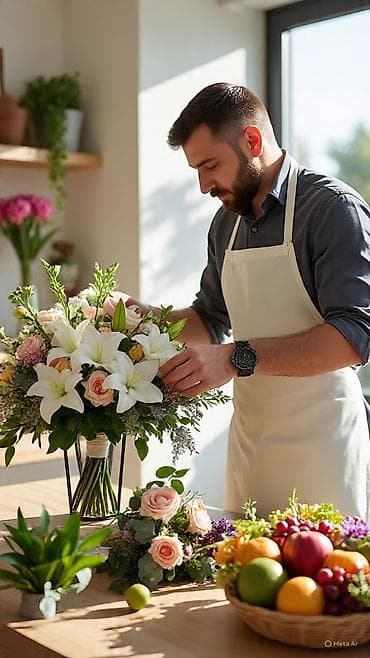 lahmacun sifarişi: Buketlər, səbətlər — 2