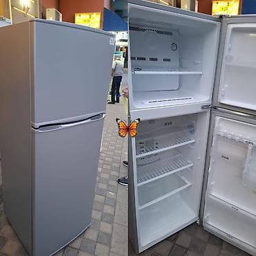 soyud: İki qapılı məişət soyuducusu - Rəng: gümüş/boz - Üst kamera – — 1