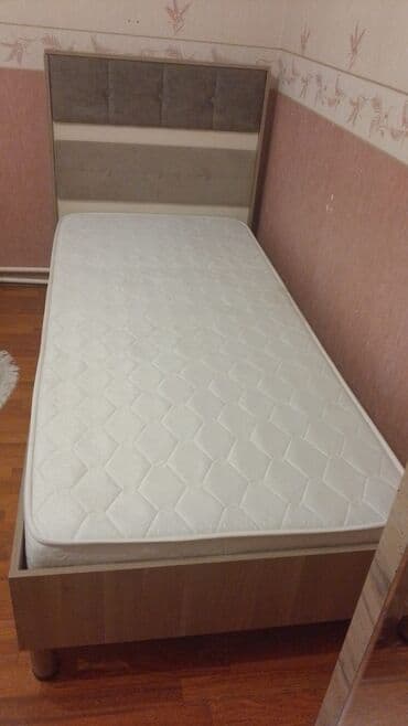 двухъярусная кровать: İşlənmiş, Təknəfərlik çarpayı, Bazasız, Matras ilə, Siyirməsiz, Azərbaycan — 2