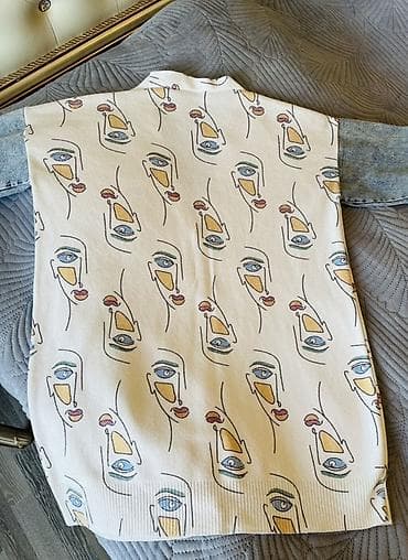 kurtka modelleri instagram: Qadın koftası – naxışlı kardiqan - Model: V-yaxa, ön hissədə düyməli — 2