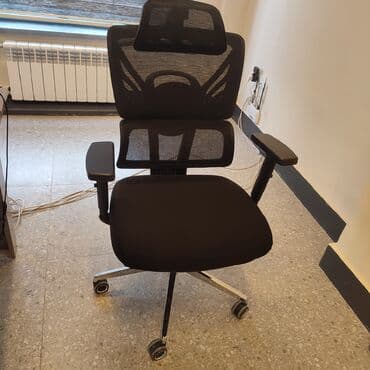 спинка для офисного кресла: İşlənmiş, Təkərli, Qolları tənzimlənir — 1