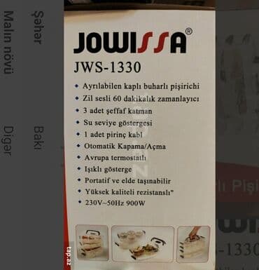 пароварка купить в баку: Buxarla bişirmə dietik bişirimlər üçün çox effektlidir — 2