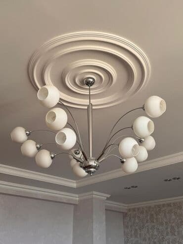 15 lik dikt: Çılçıraq, 10 və daha çox lampa, Şüşə — 3