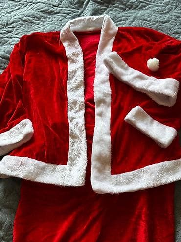 yeni il sekilleri: Yeni il/Santa Kostyumu – 3 parçalı dəst 6-7-8 yaşa uyğun olar - Rəng — 2