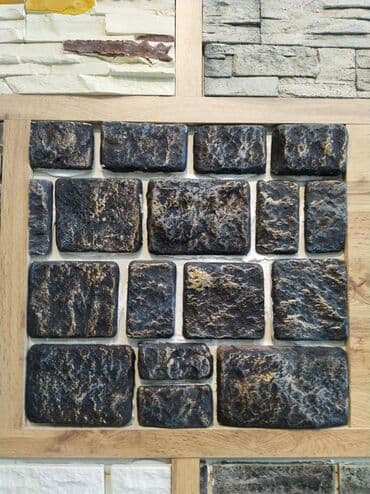 Dekorativ divar üzlüyü – daş panellər - Material: dekorativ daş