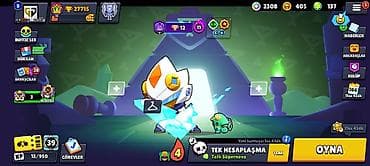 Brawl Stars oyun hesabı - Kupa: 27,715 - Güc səviyyəsi/xp: 13-cu