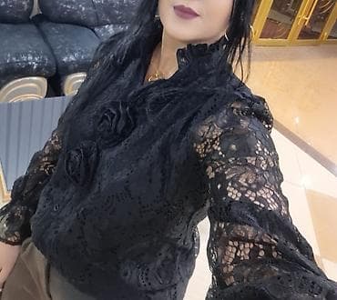 Qara krujeva bluz - Material: tamamilə krujeva parça, naxışlı — 2