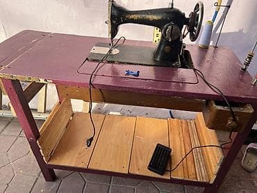Elektronika: Masaüstü tikiş maşını (klassik model) – komple stolla - Dərinin — 3