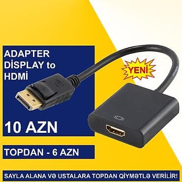 Display Port adapterlər SAYLA ALANA VƏ USTALARA TOPDAN QİYMƏTLƏ — 8