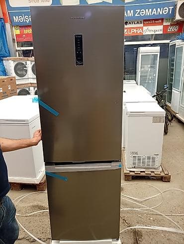 dispenser su qabi: Yeni 2 qapılı Hoffman Soyuducu Satılır, rəng - Boz — 1