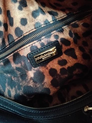 məşət əşyaları: Dolce & Gabbana qadın çantası - Material: qara rəngli — 4