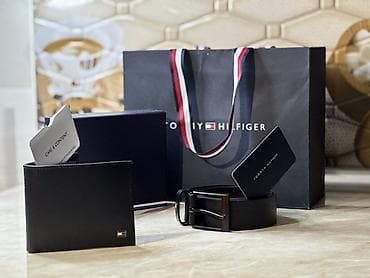 Zərgərlik əşyaları: Tommy Hilfiger kişi aksesuar dəsti Dəst tərkibi: - Kəmər: Qara rəng — 1