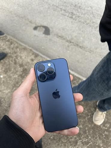 IPhone 15 Pro, 128 GB, Göy, Face ID