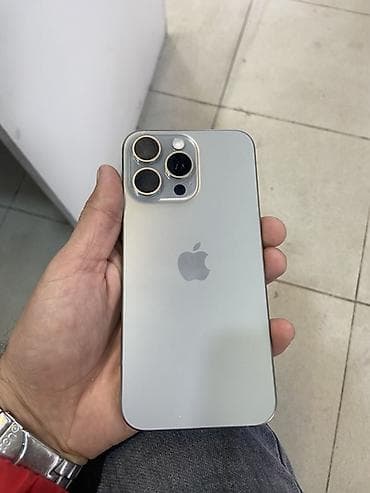 işdenmiş telfonlar: IPhone 15 Pro Max, 512 GB, Gümüşü, Face ID — 5