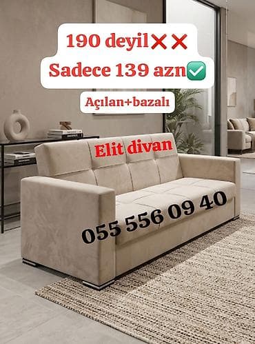 açılıb yığılan stol: Di̇van-kravat, Açılan, Bazalı, Parça — 3