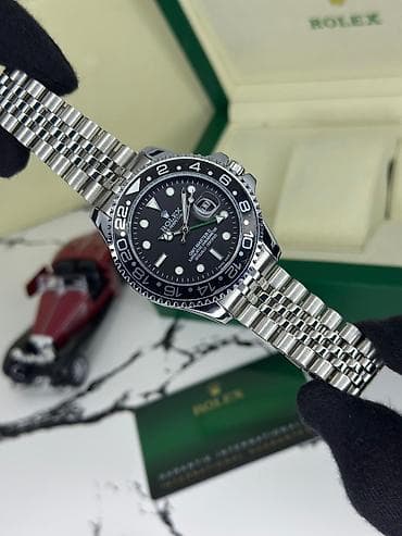 kardinal qolbaq: Qol saatı, Rolex, rəng - Qara — 2