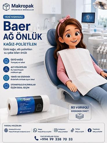 north face: 🦷 Təmiz, rahat və praktik seçim! 🔹 Baer marka ağ kağız-polietilen — 1