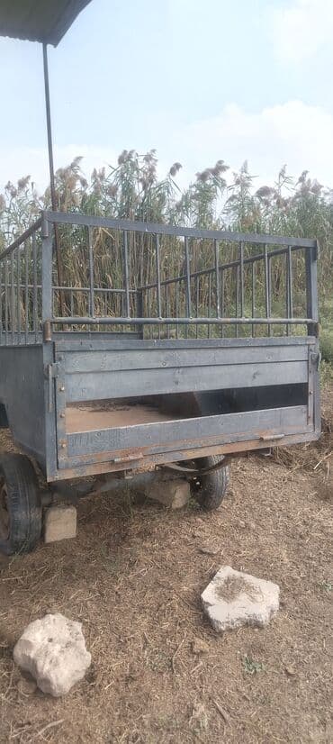 запчасти на прицепы: Tək oxlu qoşqu araba - Metal karkas və polad yan divarlar, üst — 3