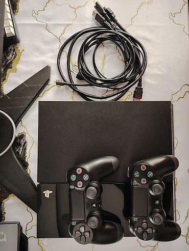 PS4 FULL PAKET! 500GB + 2 PULT + EA FC 26, GTA V və 25+ OYUN!