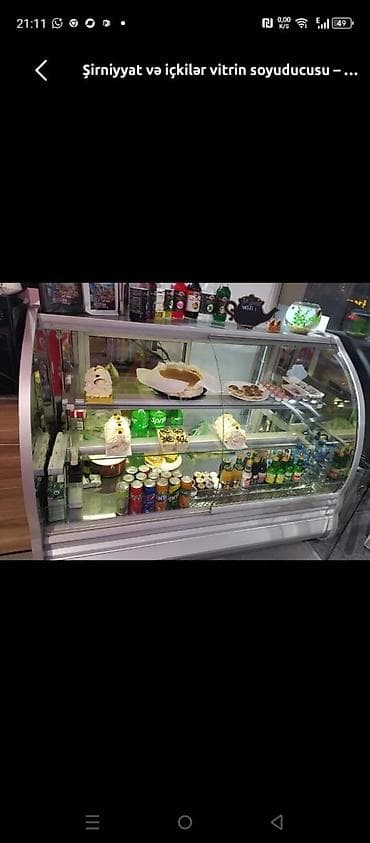 sumqayitda islenmis soyuducu: ‼️ vitrin soyducu satilir 💰220 azn💰 Endirim yoxdur Unvan sumqayit — 1