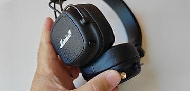 aux bluetooth: İşlənmiş Simsiz (Bluetooth) Qulaqcıqlar, Marshall, rəng - Qara — 2
