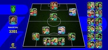 qəpik pullar: Məhsul: eFootball (KONAMI) hesabı – güclü komanda və geniş oyunçu — 1