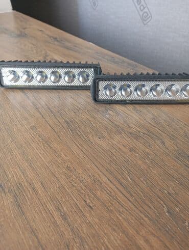 Salon: LED işıq bar (6 LED)- 2 ədəd - Ölçülər: uzunluq 15 sm, hündürlük 3,5 — 6