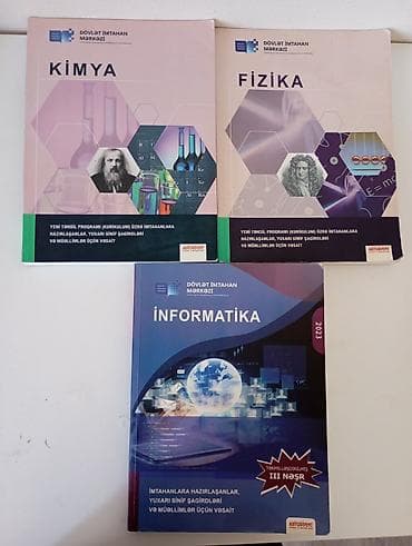 kimya kursu: DİM (Dövlət İmtahan Mərkəzi) hazırlıq vəsaitləri paketi — 1