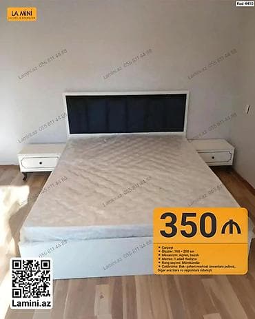 Məhsul: İki nəfərlik çarpayı dəsti - Ölçü: 160 × 200 sm - Mexanizm — 1